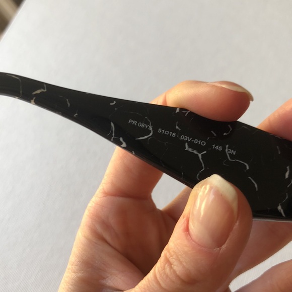 Prada abstract style sunglasses purple lens PR 08YS - Picture 9 of 9